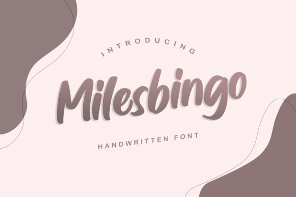 Milesbingo Font