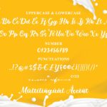 Milkshake Scriptsweet Font Poster 5