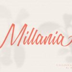 Millania Font Poster 1
