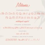 Millania Font Poster 8