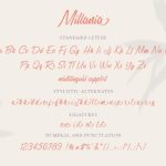Millania Font Poster 8