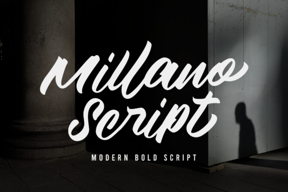 Millano Script Font Poster 1