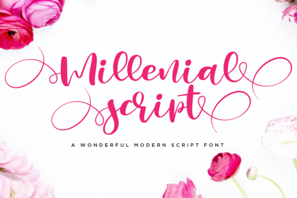 Millenial Script Font