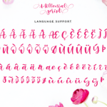 Millenial Script Font Poster 8