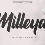 Milleya Font Poster 1