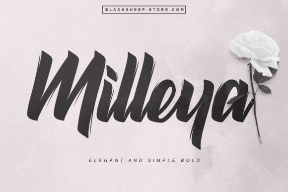 Milleya Font Poster 1