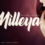 Milleya Font Poster 2