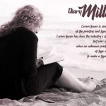 Milleya Font Poster 3