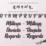 Milleya Font Poster 5