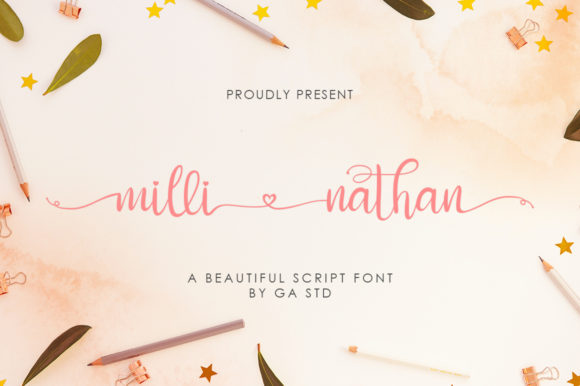 Milli Nathan Font Poster 1