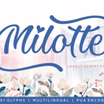 Milotte Font Poster 1