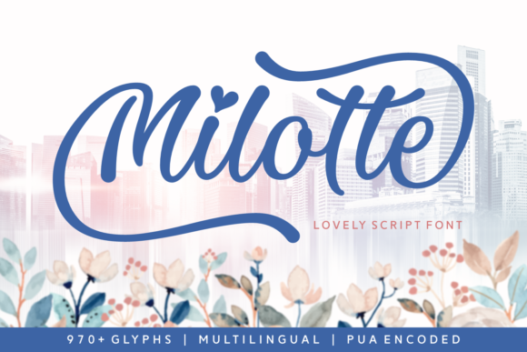 Milotte Font Poster 1