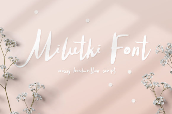 Milutki Font Poster 1