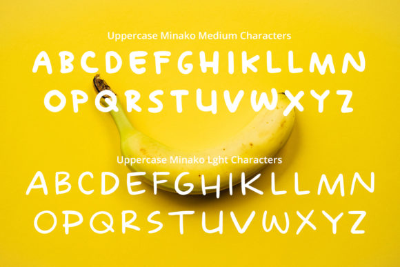 Minako Font Poster 3