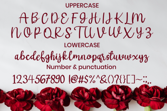 Minangrosa Font Poster 5