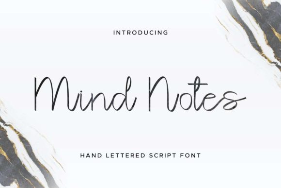 Mind Notes Font Poster 1