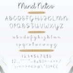 Mind Notes Font Poster 4