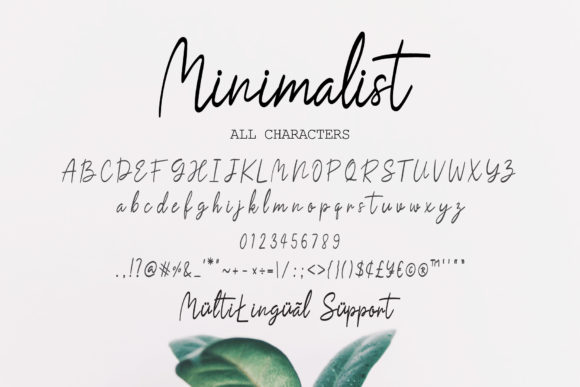 Minimalist Font Poster 3