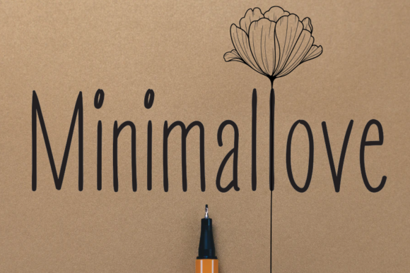 Minimallove Font Poster 1
