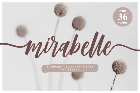 Mirabelle Font Poster 1