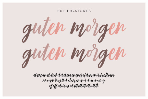 Mirabelle Font Poster 7