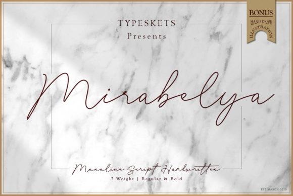 Mirabelya Font Poster 1