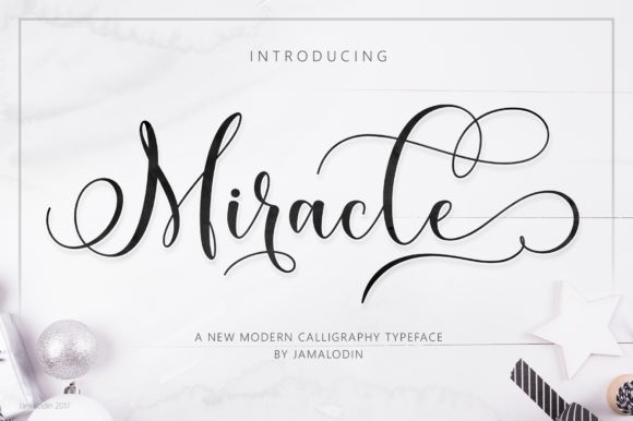 Miracle Font Poster 1