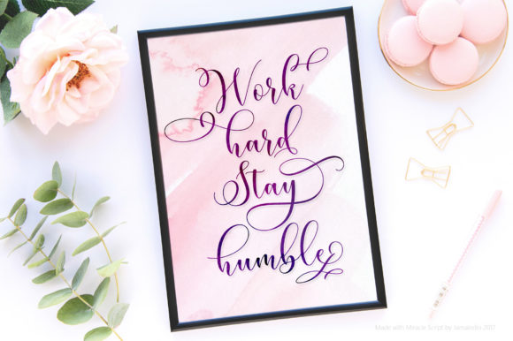 Miracle Font Poster 3