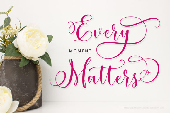 Miracle Font Poster 4