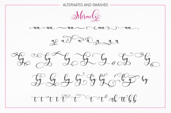 Miracle Font Poster 9