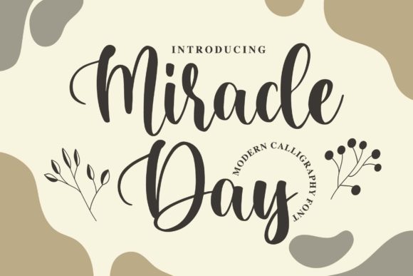 Miracle Day Font Poster 1