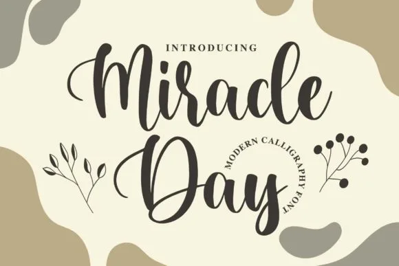 Miracle Day Font Miracle Day Font Poster 1