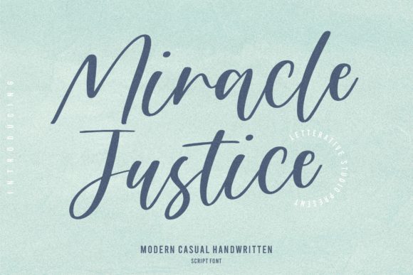 Miracle Justice Font Poster 1