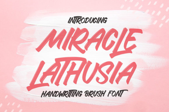 Miracle Lathusia Font Poster 1