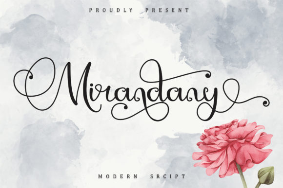 Mirandany Font Poster 1