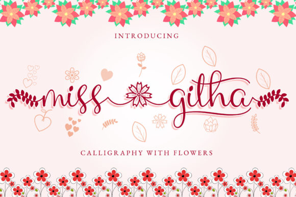 Miss Githa Font Poster 1