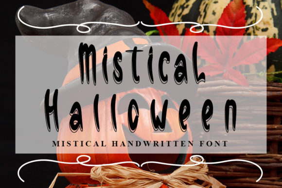 Mistical Halloween Font Poster 1
