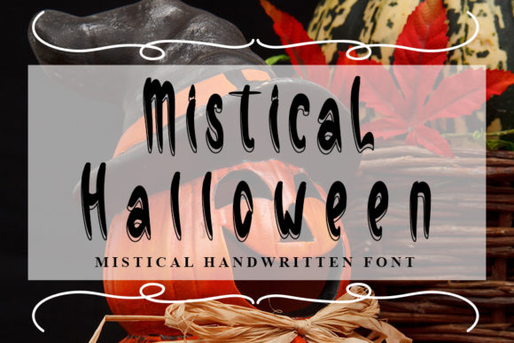 Mistical Halloween Font Poster 1