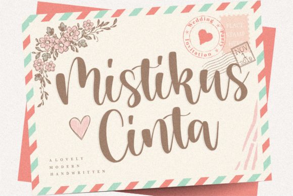 Mistikus Cinta Font Poster 1