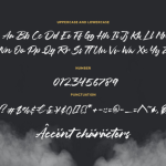 Misty Black Font Poster 6