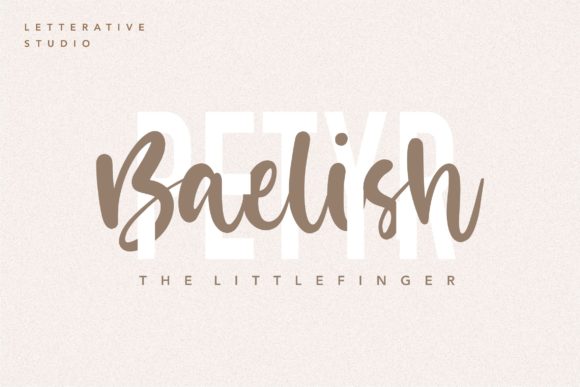Misty Cloud Font Poster 3