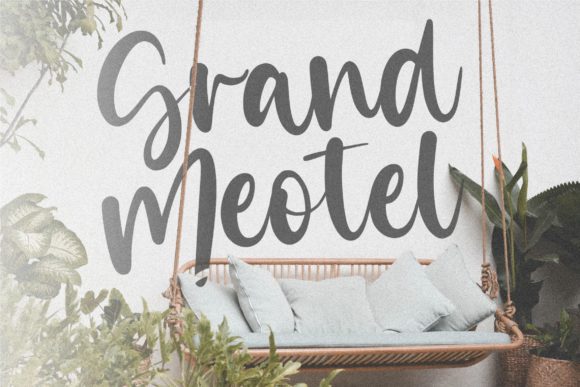 Misty Cloud Font Poster 4