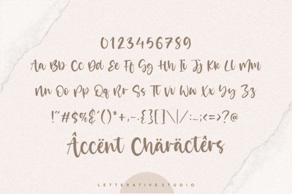 Misty Cloud Font Poster 6