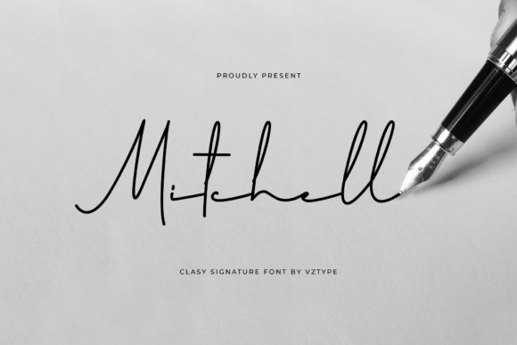 Mitchell Font Poster 1