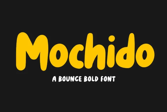 Mochido Font Mochido Font Poster 1