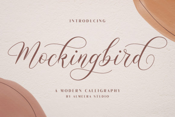 Mockingbird Font Poster 1
