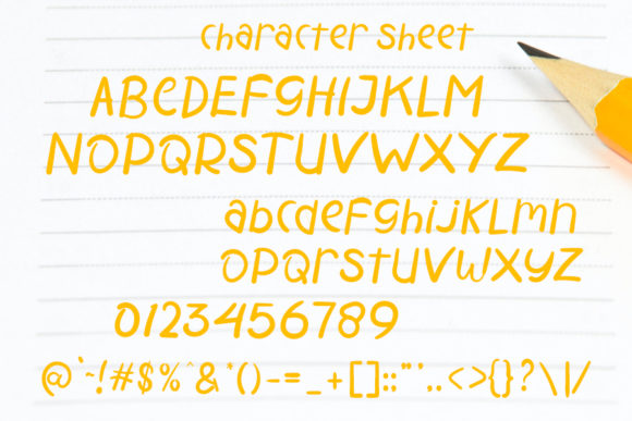 Modern School Font Poster 5