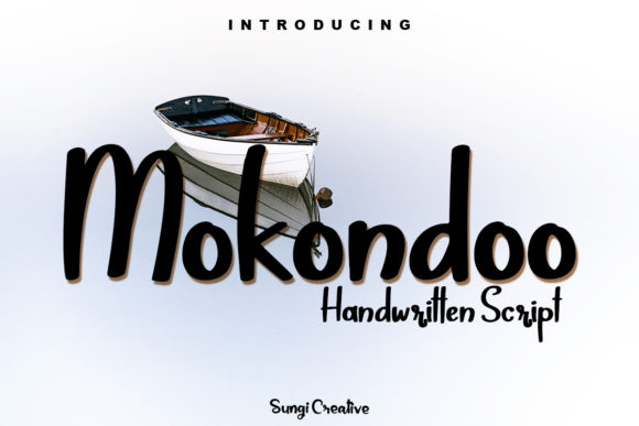 Mokondoo Font Poster 1