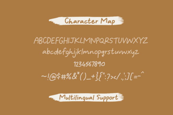Molineria Latifolia Font Poster 3
