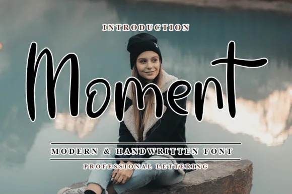 Moment Font Moment Font Poster 1